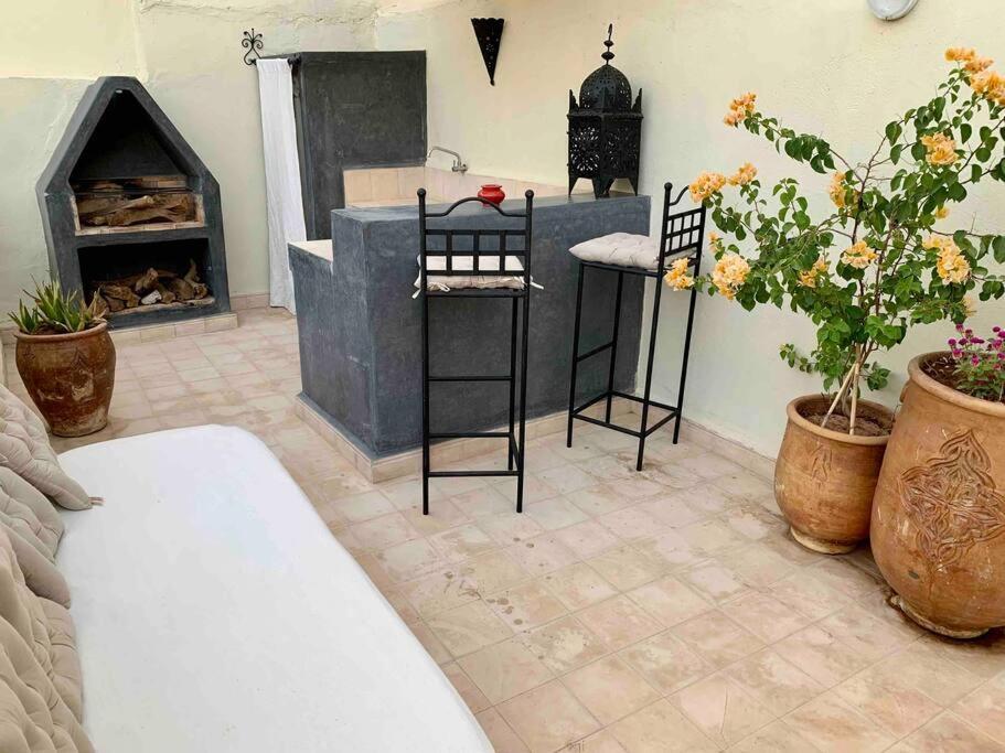 Riad Darna 4 Chambres Avec Piscine Et Petit Dejeuner מרקש מראה חיצוני תמונה