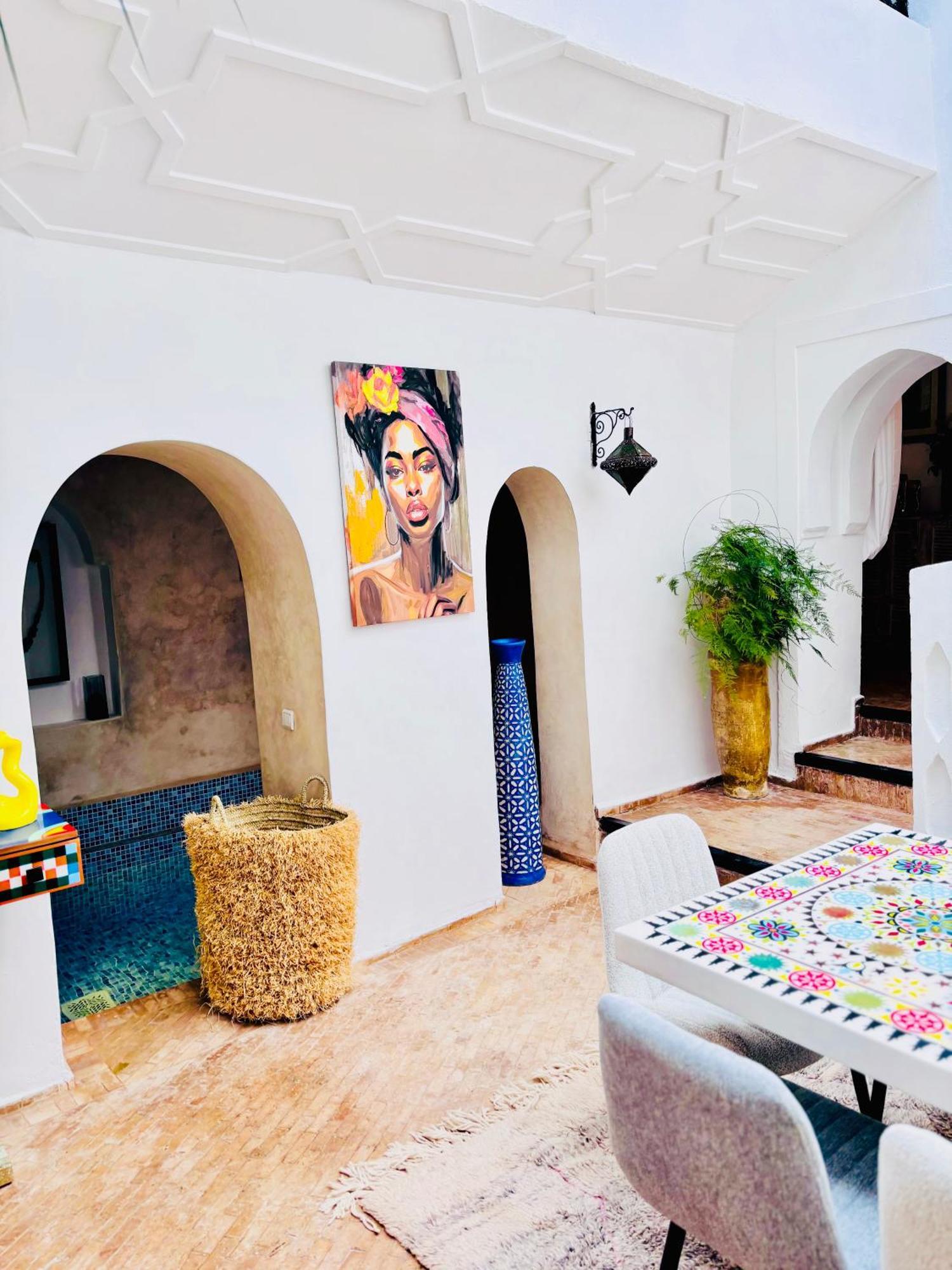 Riad Darna 4 Chambres Avec Piscine Et Petit Dejeuner מרקש מראה חיצוני תמונה